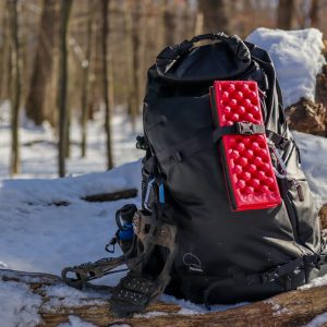Backpack in the Snow