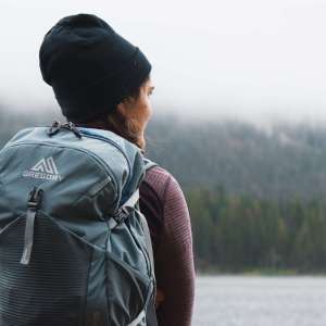 Woman With a Backpacking Pack